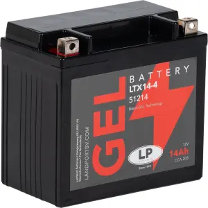 LP Gelbatterie LTX14-4 / LTX14-BS - 12V - 12AH - 240A (EN)