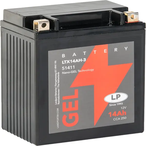 LP Gelbatterie   LTX14AH-3 / LB14L-A2 - 12V - 14AH - 230A...