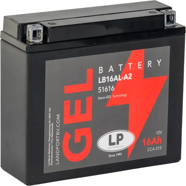 LP Gelbatterie LB16AL-A2 - 12V - 16AH - 215A (EN)