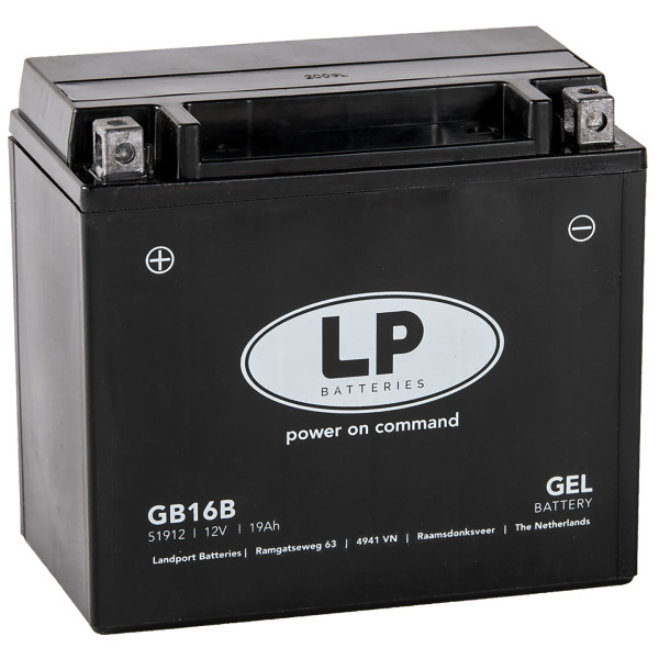 LP Gelbatterie LB16B - 12V - 19AH - 200A (EN)