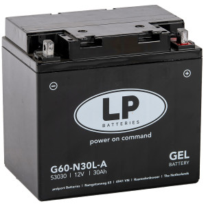 LP Gelbatterie L60-N30L-A - 12V - 30AH - 325A (EN)