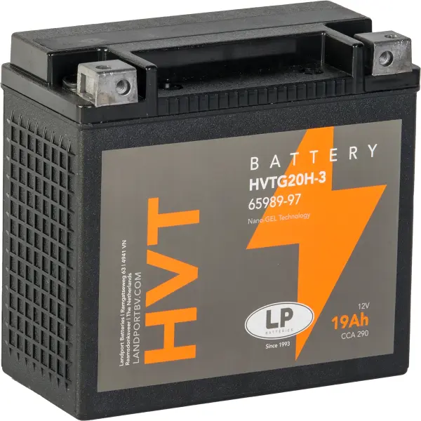 LP HVT-Batterie GHD20H-3 / GHD20HL-BS - 12V - 19AH - 290A (EN)