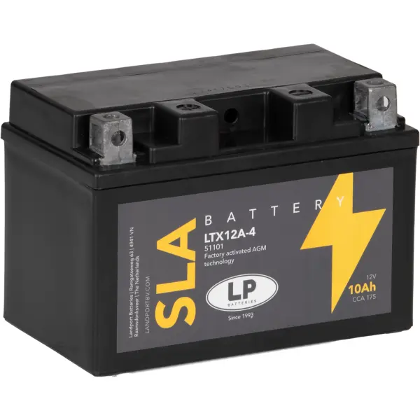 LP SLA - Batterie LTX12A-4 - 12V - 10AH  box