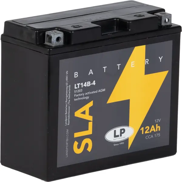 LP SLA - Batterie LT14B-4 - 12V - 12AH - box