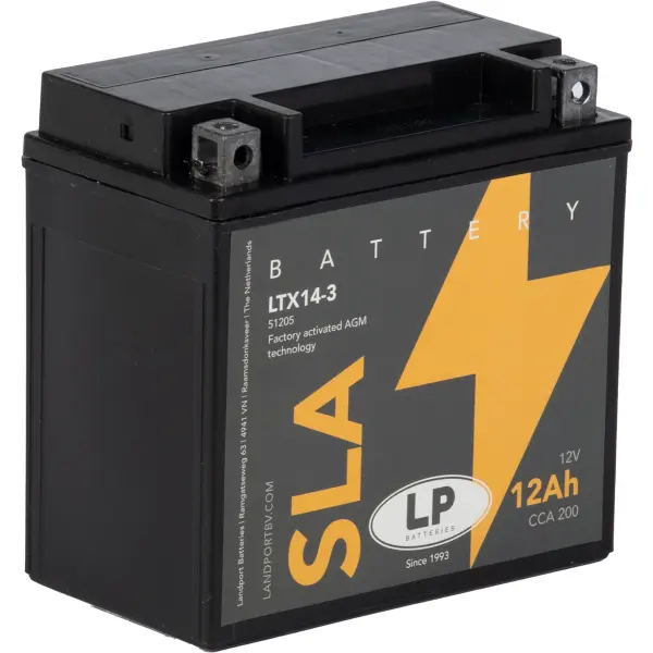 LP SLA - Batterie LTX14-3 - 12V - 12AH - 200A (EN)