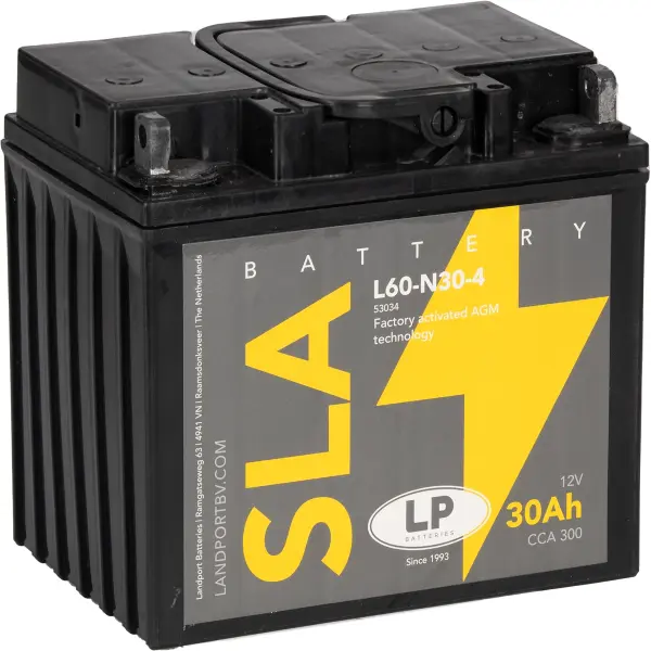 LP SLA - Batterie L60-N30-4 - 12V - 30AH box