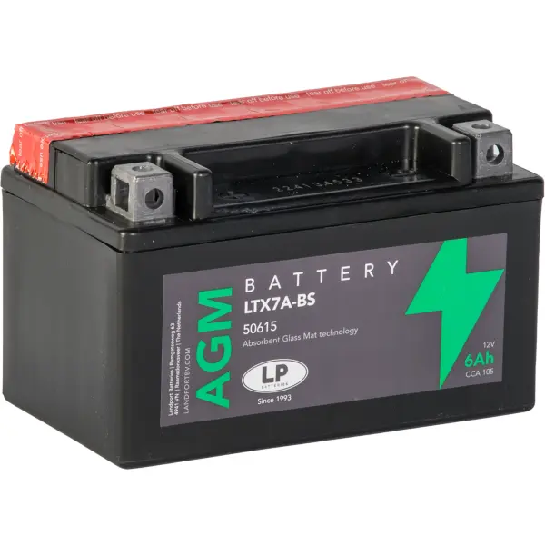 LP AGM mit Säurepack LTX7A-BS - 12V - 6AH - 105A (EN)