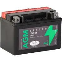 LP AGM mit Säurepack LTX9-BS - 12V - 8AH - 135A (EN)