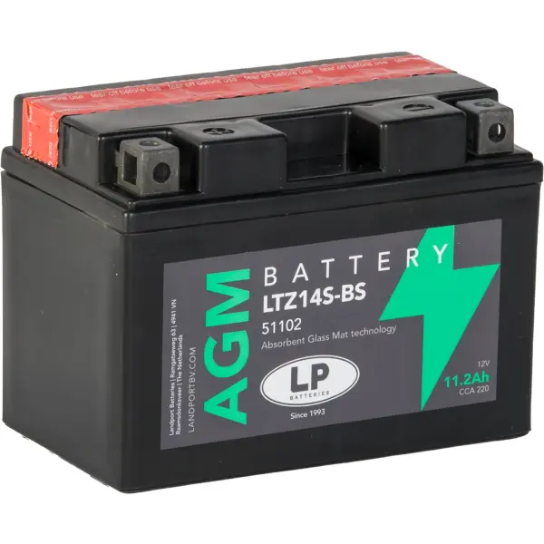 LP AGM mit Säurepack LTZ14S-BS - 12V - 11,2AH - 220A (E