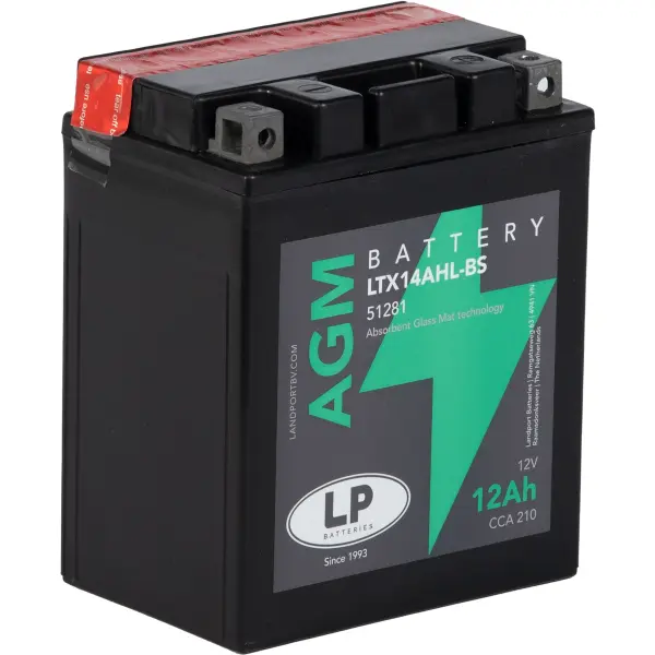 LP AGM mit Säurepack LTX14AHL-BS - 12V - 12AH - 210A (E