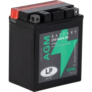 LP AGM mit Säurepack LTX14AHL-BS - 12V - 12AH - 210A (EN)