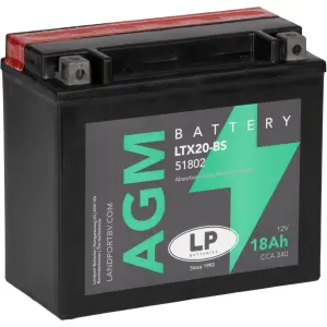 LP AGM mit Säurepack LTX20-BS - 12V - 18AH - 240A (EN)