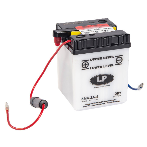 LP Batterie mit Säurepack 6N4-2A-4 - 6V - 4AH - 10A (EN)