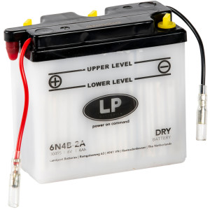 LP Batterie mit Säurepack 6N4B-2A - 6V - 4AH - 10A (EN)
