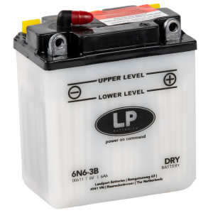 LP Batterie mit Säurepack 6N6-3B - 6V - 6AH - 30A (EN)