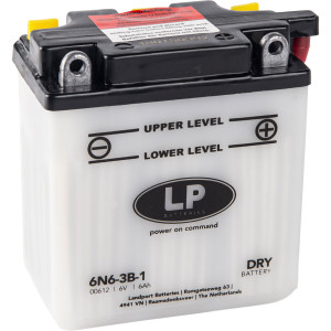 LP Batterie mit Säurepack 6N6-3B-1 - 6V - 6AH - 30A...