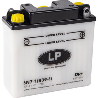 LP Batterie mit Säurepack 6N7-1 (B39-6) - 6V - 7AH - 30A (EN)