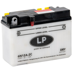 LP Batterie mit Säurepack 6N12A-2C - 6V - 12AH - 80A...