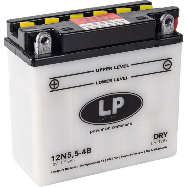 LP Batterie mit Säurepack 12N5,5-4B - 12V - 5,5AH - 55A (EN)