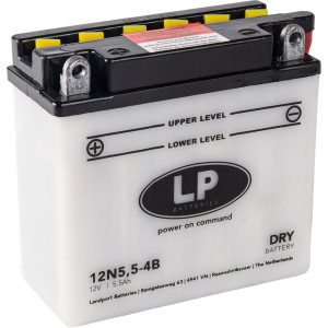LP Batterie mit Säurepack 12N5,5-4B - 12V - 5,5AH -...
