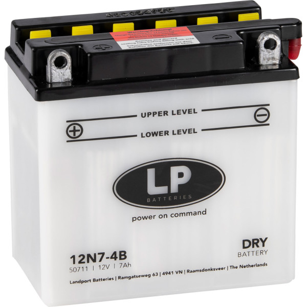 LP Batterie mit Säurepack 12N7-4B - 12V - 7AH - 70A (EN)