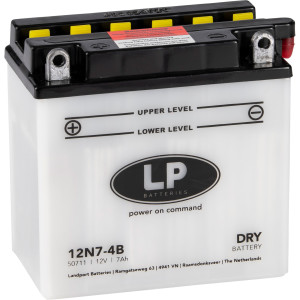 LP Batterie mit Säurepack 12N7-4B - 12V - 7AH - 70A...