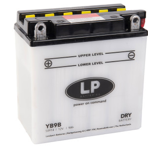 LP Batterie mit Säurepack LB9B - 12V - 9AH - 115A (EN)