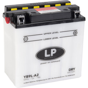 LP Batterie mit Säurepack LB9L-A2 - 12V - 9AH - 120A...