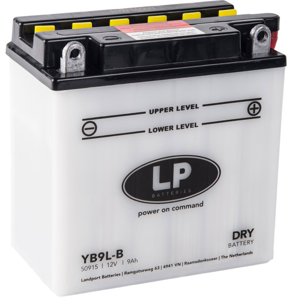 LP Batterie mit Säurepack LB9L-B - 12V - 9AH - 140A (EN)