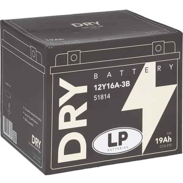 LP Batterie 12Y16A-3B - 12V - 19AH - 210A (EN)