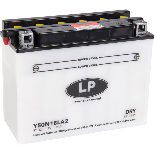 LP Batterie mit Säurepack L50N18L-A2 - 12V - 20AH - 260A (EN)