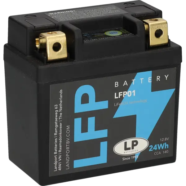 LP Lithium-Batterie LFP01 - 12V - 2AH - 140A (EN)