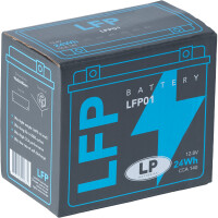 LP Lithium-Batterie LFP01 - 12V - 2AH - 140A (EN)