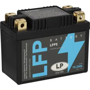 LP Lithium-Batterie LFP5 - 12V - 1,6AH - 115A (EN)