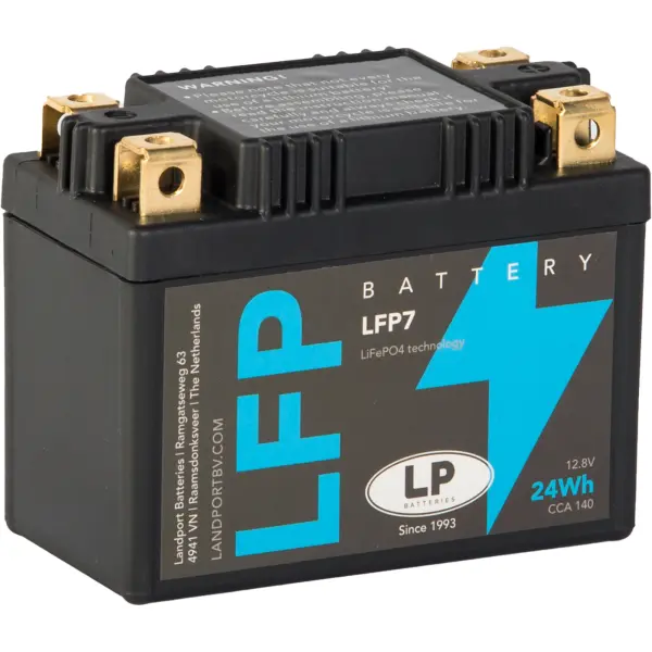 LP Lithium-Batterie LFP7 - 12V - 2AH - 140A (EN)