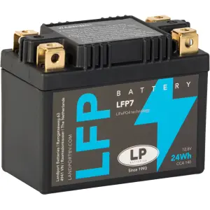 LP Lithium-Batterie LFP7 - 12V - 2AH - 140A (EN)