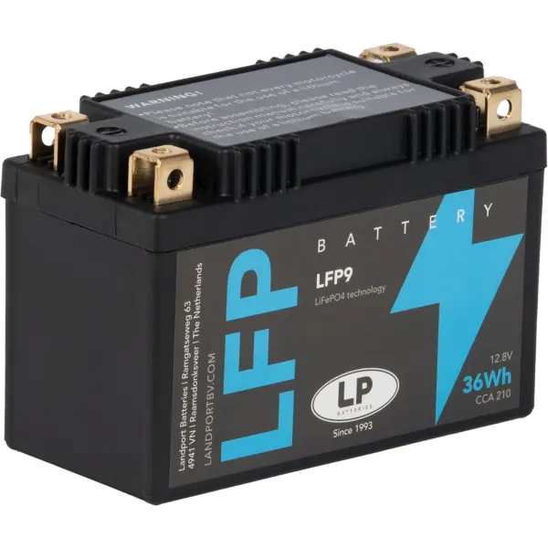 LP Lithium-Batterie LFP9 - 12V - 3AH - 210A (EN)