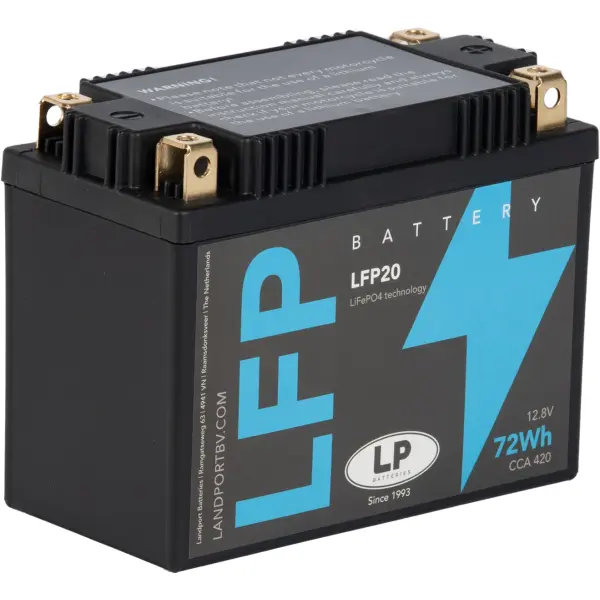 LP Lithium-Batterie LFP20 - 12V - 6AH - 420A (EN)