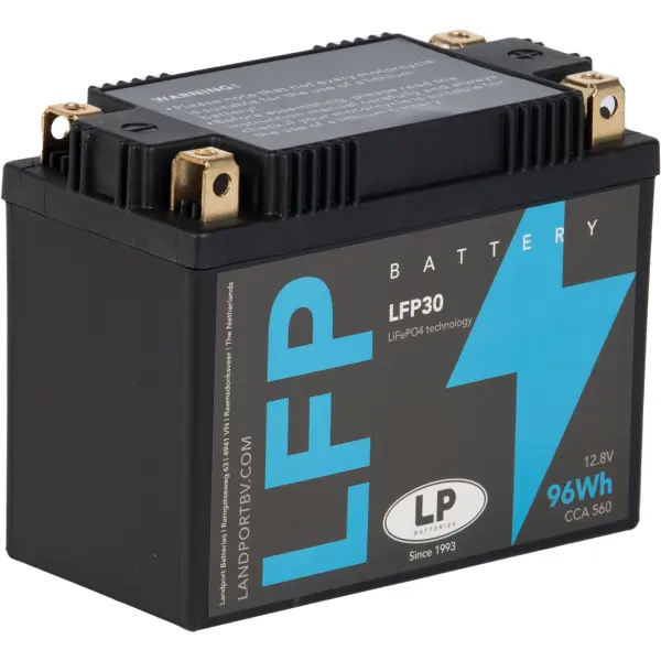 LP Lithium-Batterie LFP30 - 12V - 8AH - 560A (EN)