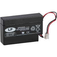 Bleiakku LP12-0,8 T20 - 12V - 0,8AH