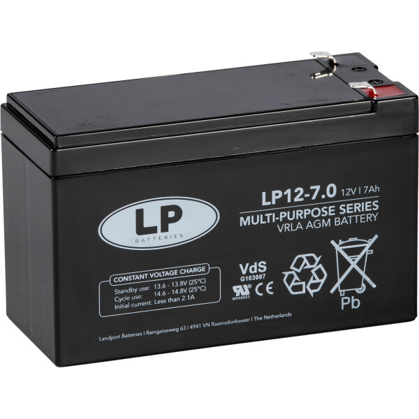 Bleiakku LP12-7 T1 - 12V - 7AH