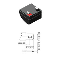 Bleiakku LP12-7 T1 - 12V - 7AH