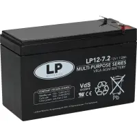 Bleiakku LP12-7,2 T1 VDS - 12V - 7,2AH
