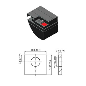 Bleiakku LP12-18 T3 VDS - 12V - 18AH