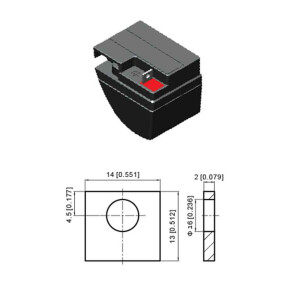 Bleiakku LP12-28 T3 - 12V - 28AH