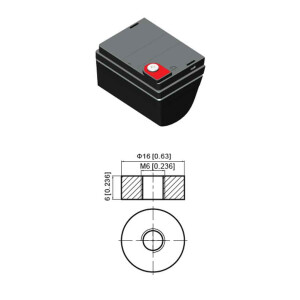 Bleiakku LP12-40 T6 VDS - 12V - 40AH