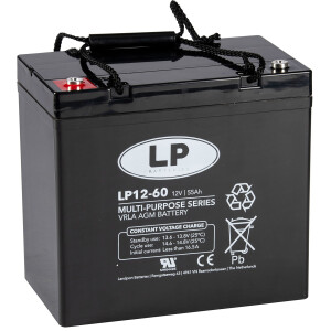 Bleiakku LP12-60 T6 - 12V - 57,8AH
