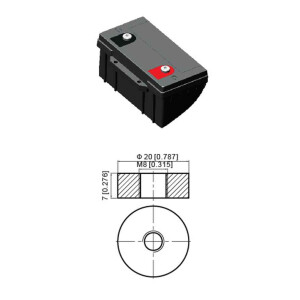 Bleiakku  EV12180 T11 - 12V - 190,8AH