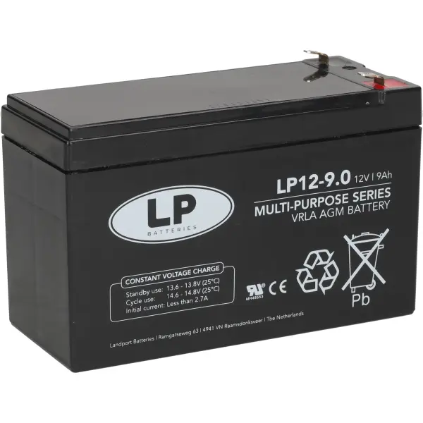 Bleiakku LP12-9,0 T1 - 12V - 9AH