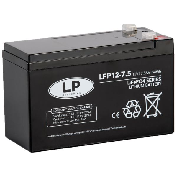 LP Lithium LiFePO4 battery 96Wh
